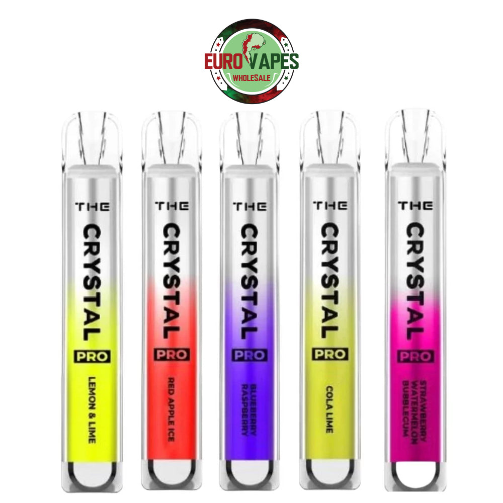 Crystal Pro Bar 600 Puffs Disposable Vape- pack of 10 Euro Vapes Crystal Pro Bar 600 Puffs Disposable Vape- pack of 10 Euro Vapes
