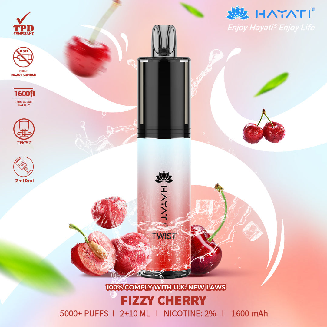 Hayati Twist 5000 Puffs Disposable Vape Pod Kit (Box of 10)
