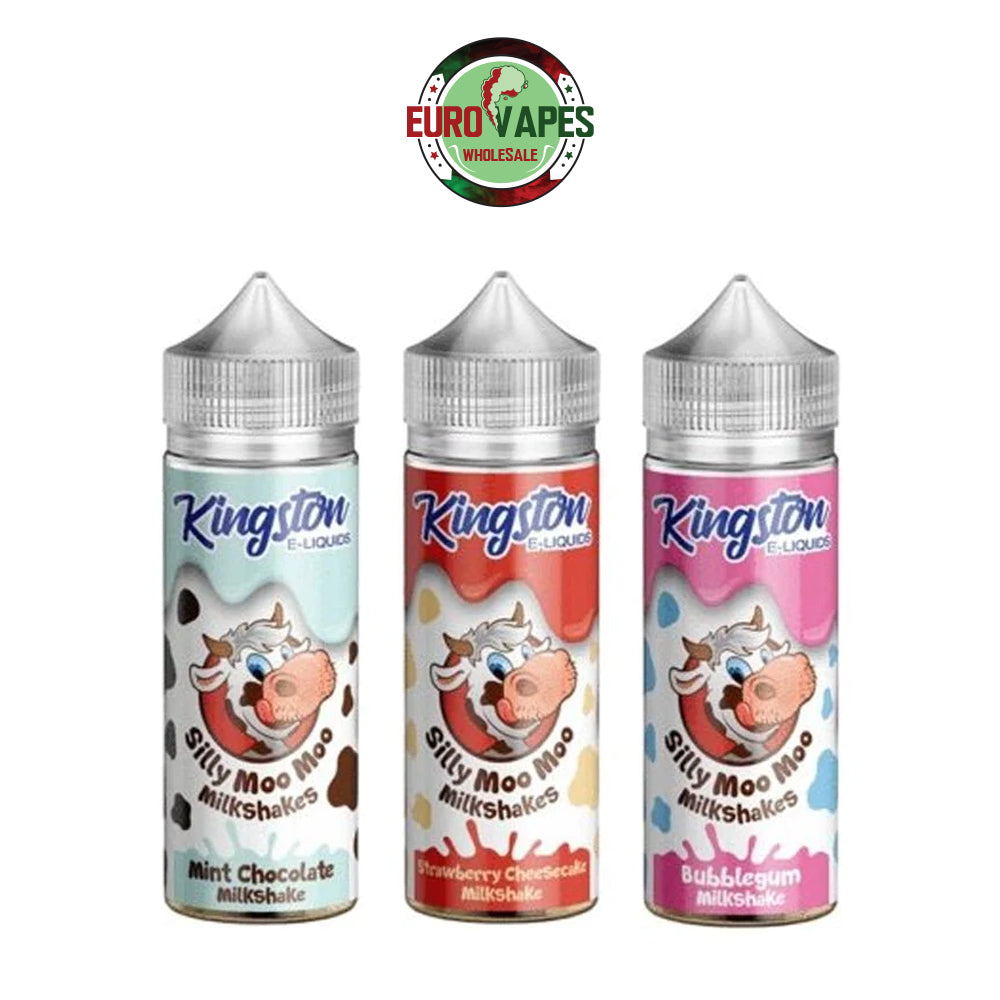 Kingston Silly Moo Moo Milkshakes 100ML Shortfill (Pack Of 10)