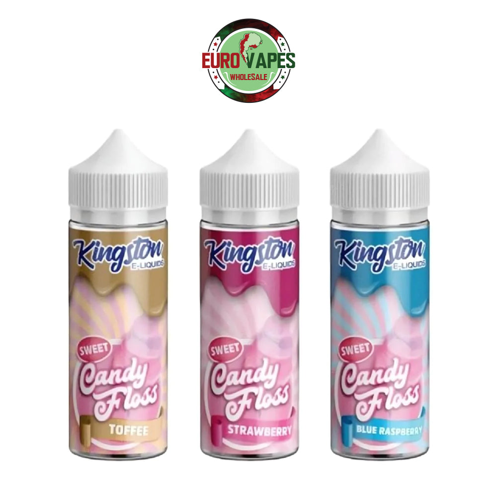 Kingston Sweet Candy Floss 100ML Shortfill (Pack Of 10)