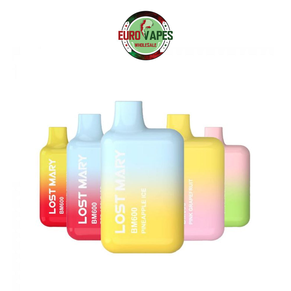 Lost Mary BM600 Disposable Vape (Bote de 10) Euro Vapes Lost Mary BM600 Disposable Vape (Bote de 10) Euro Vapes