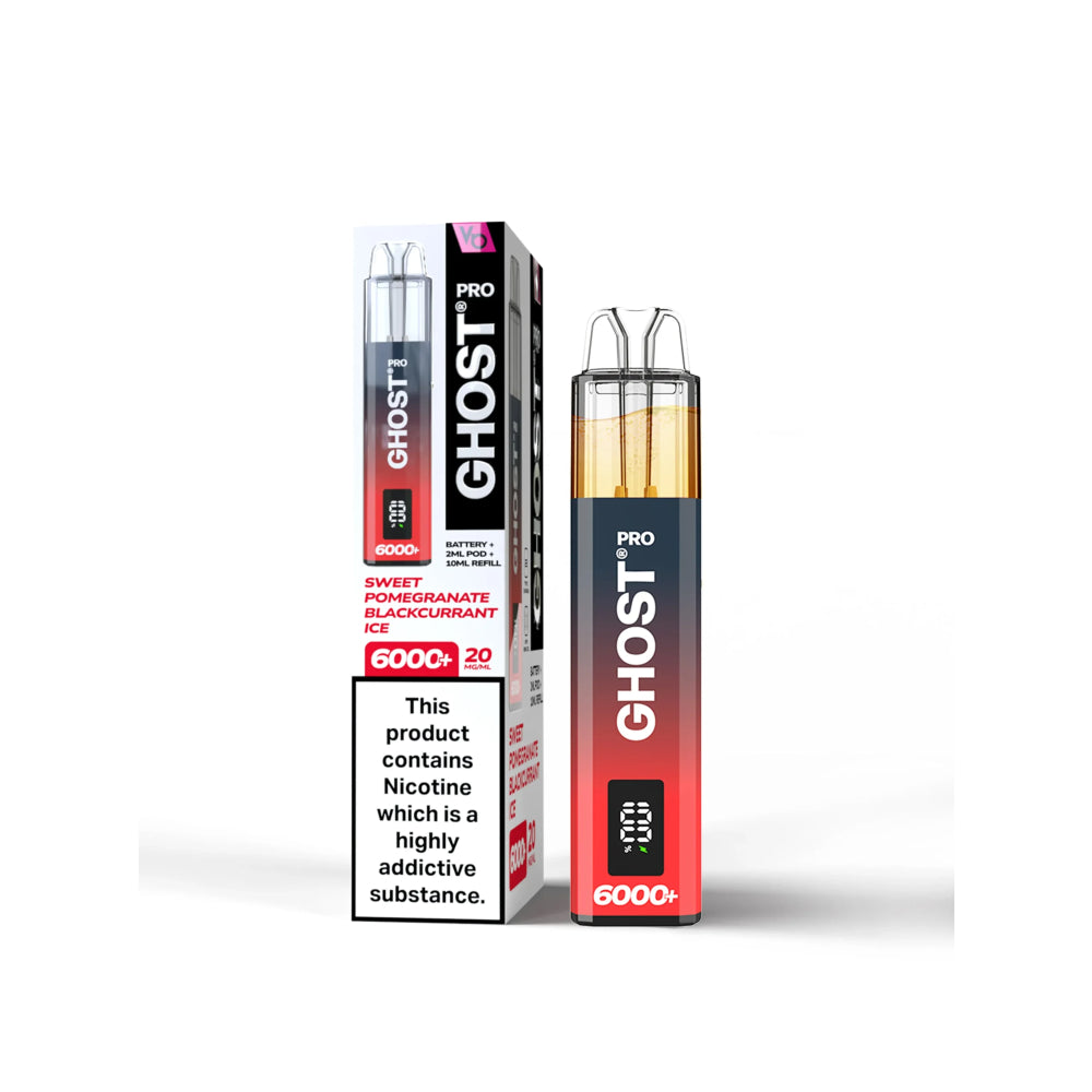 Ghost Pro 6000+ Puffs Disposable Vape (Box of 10)