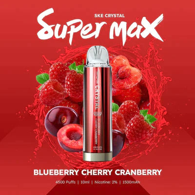 Ske Crystal Super Max 4500 Disposable Vape Pod (Boîte de 10)