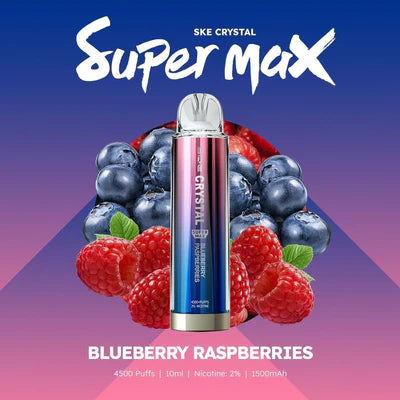 Ske Crystal Super Max 4500 Disposable Vape Pod (Boîte de 10)