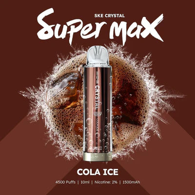 Ske Crystal Super Max 4500 Disposable Vape Pod (Boîte de 10)