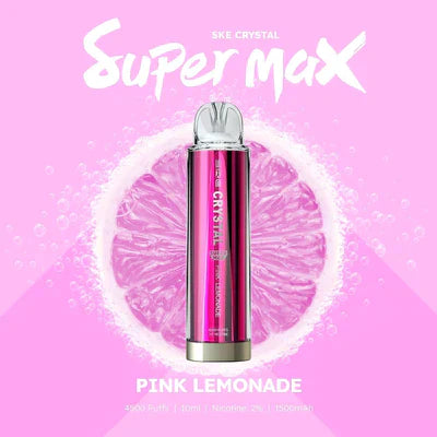 Ske Crystal Super Max 4500 Disposable Vape Pod (Boîte de 10)