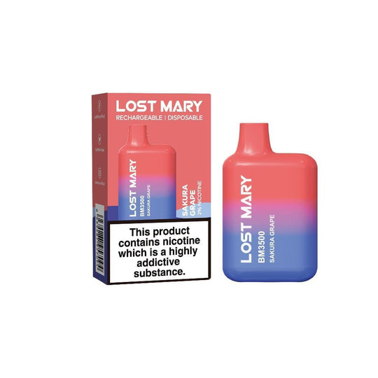 Lost Mary 3500 Puffs (Bote de 10) Euro Vapes Lost Mary 3500 Puffs (Bote de 10) Euro Vapes