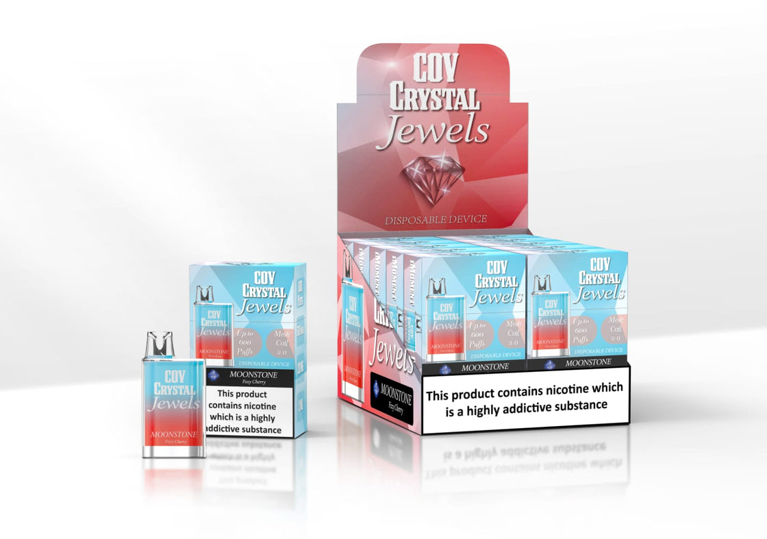 COV Crystal Jewels 600 Puff Disposable Vape Pod - 20mg - #Simbavapes#