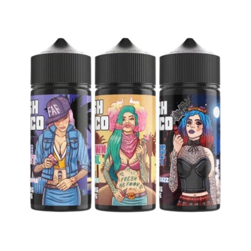 Fresh Vape Co 100ml E-liquids